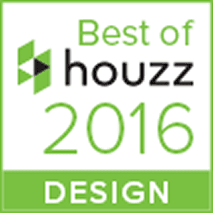 The badge for the 2016 Best of Houzz Design Award.