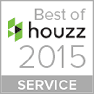 The badge for the 2015 Best of Houzz: Service Award.