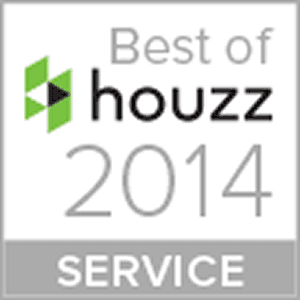 The badge for the 2014 Best of Houzz: Service Award.