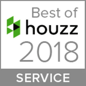 The badge for the 2018 Best of Houzz: Service Award.