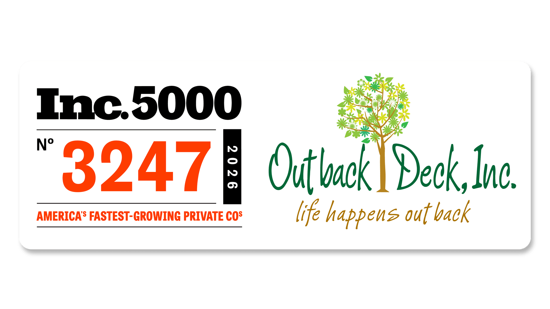 Inc.5000 Outback Deck 2026