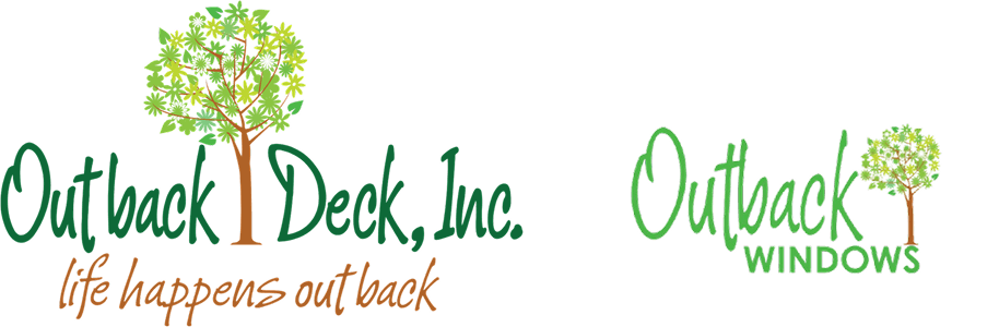The logos for Outback Deck and Outback Windows.