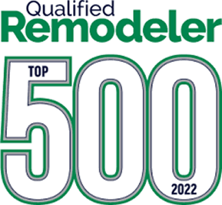 The badge for the 2022 Qualified Remodeler Top 500 Award.